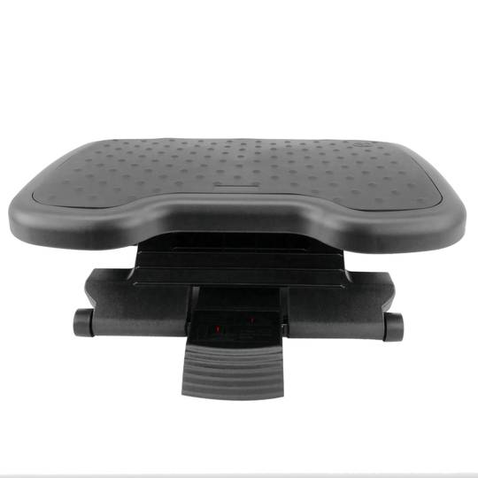 Podnóżek z regulowaną platformą z czarnej gumy 460 x 340 mm 3 poziomy