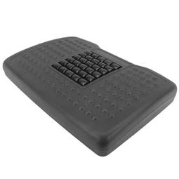 Repose-pieds avec plateau réglable en plastique noir 455 x 330 mm 6 niveaux