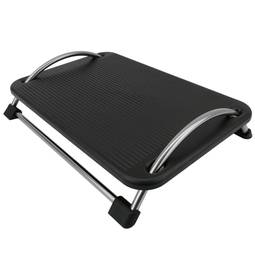 Reposapeus amb plataforma ajustable de plàstic negre 433 x 285 mm