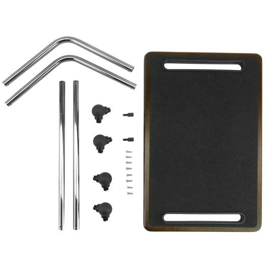 Reposapso com plataforma de madeira ajustável 480 x 310 mm