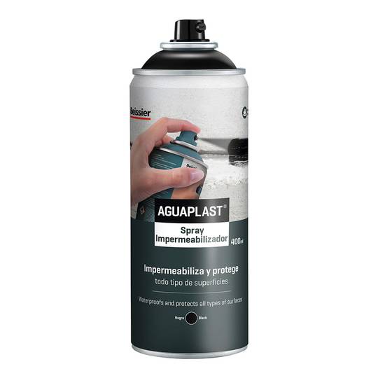 Beissier czarny spray hydroizolacyjny 400 ml Aguaplast 70605-002
