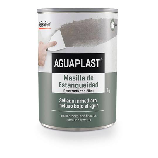 Massa de vedação elástica Beissier de 1 litro de Aguaplast 70141-001