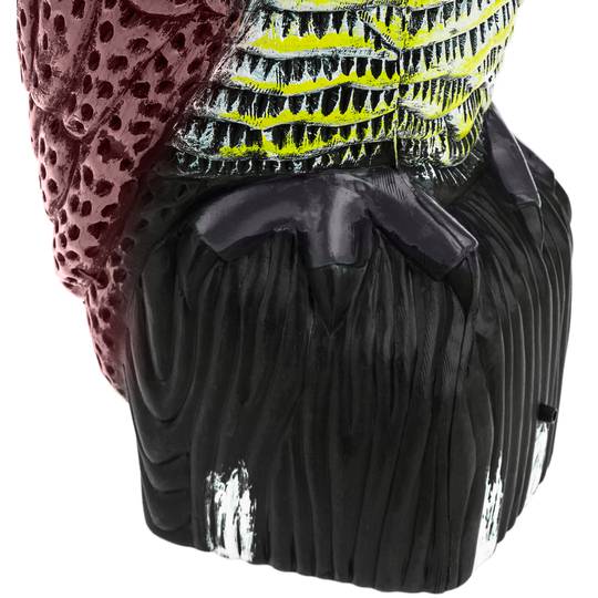 Owl statue bird repeller with sound and LED eyes 38cm female