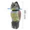 Scarecrow owl figure with reflective eyes 40cm female