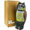 Scarecrow owl figure with reflective eyes 40cm female