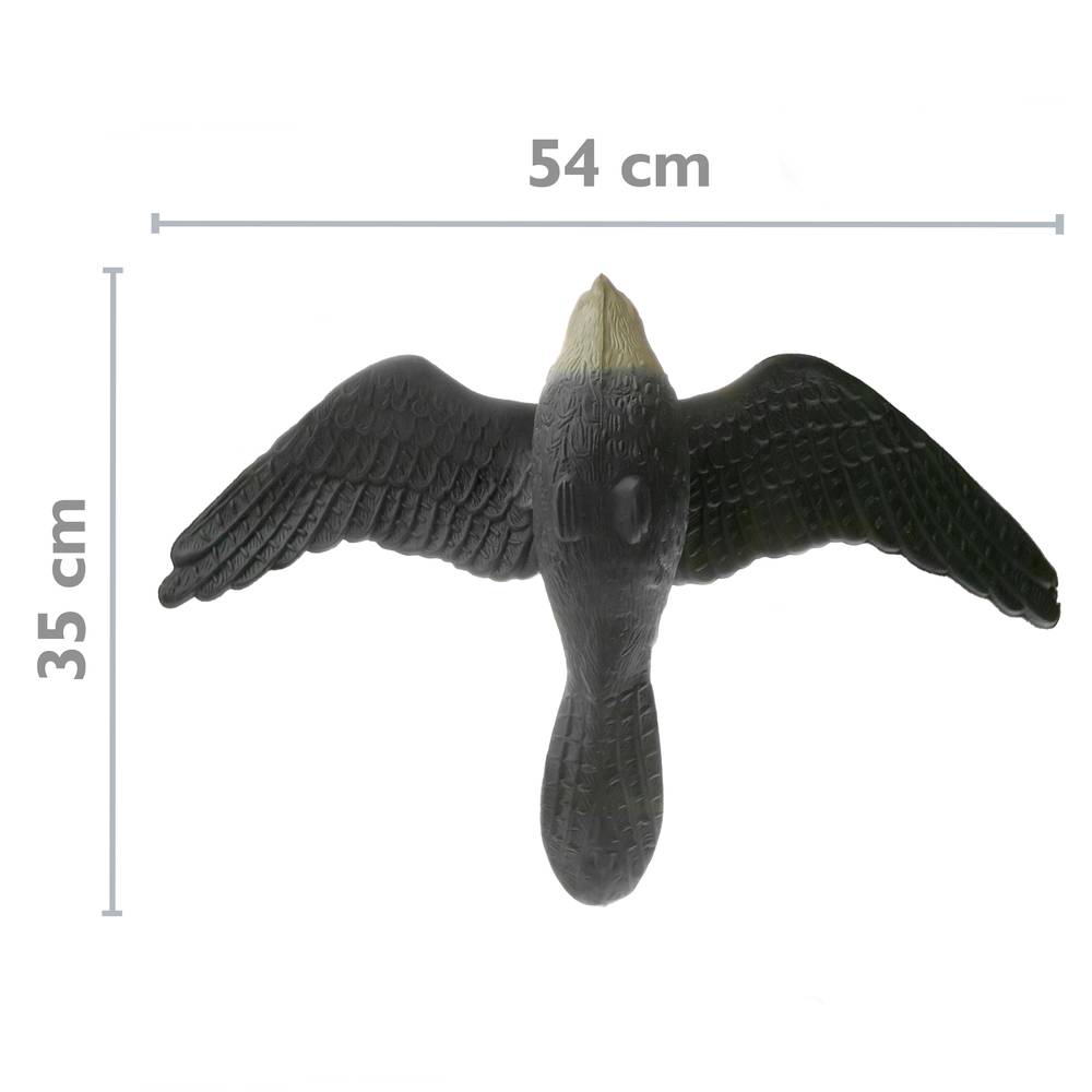 Vogelscheuche fliegender Falke Figur 54x35 cm