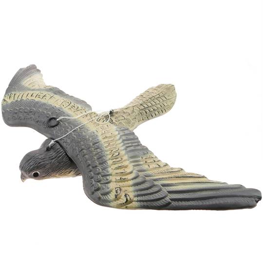 Vogelscheuche fliegender Falke Figur 54x35 cm