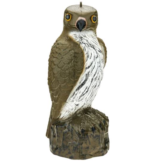 Vogelscheuche Falcon Figur mit Reflektoraugen 40cm