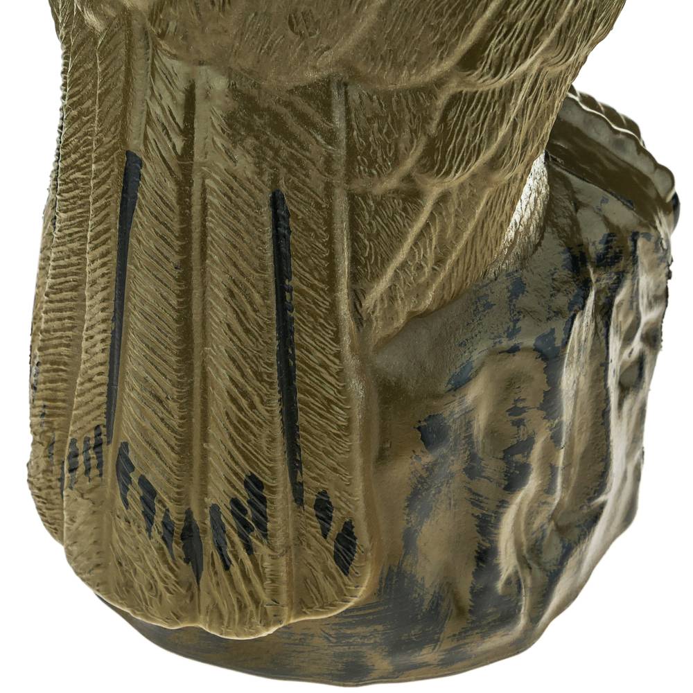 Vogelscheuche Falcon Figur mit Reflektoraugen 40cm