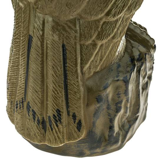 Vogelscheuche Falcon Figur mit Reflektoraugen 40cm