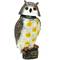 Vogel afstoter uil standbeeld type met geluid 40cm mannelijk