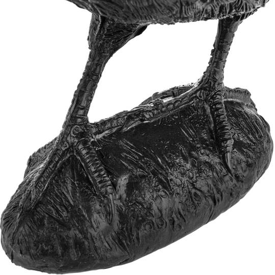 Repelente de pássaros tipo estátua corvo em pé 16 x 45 cm