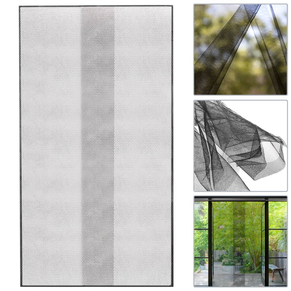 Mosquito screen for door 2 pieces of 75 x 220 cm