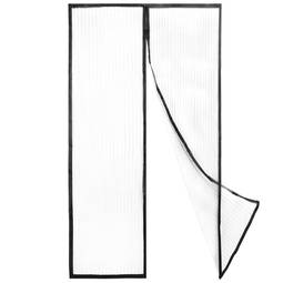 Moustiquaire pour porte 100 x 220 cm avec fermeture magnétique