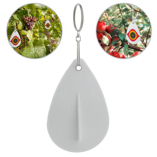 Dischi riflettenti repellenti di uccelli Repeller dell'uccello spaventapasseri 5-pack
