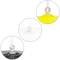 Bird repellent ballon with reflecting scary eyes Bird repeller Scarecrow ball 50 cm 3-pack