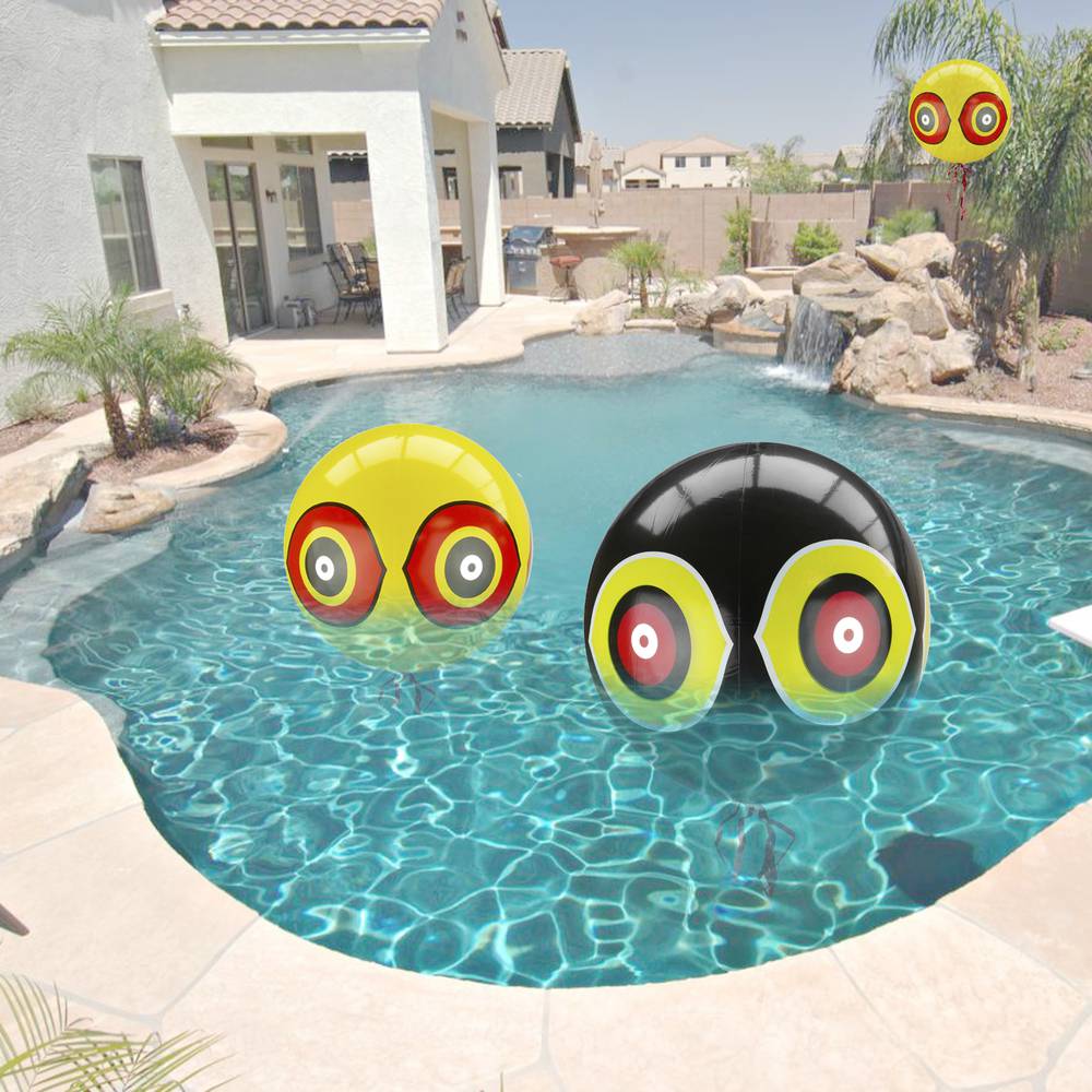 Bird repellent ballon with reflecting scary eyes Bird repeller Scarecrow ball 50 cm 3-pack