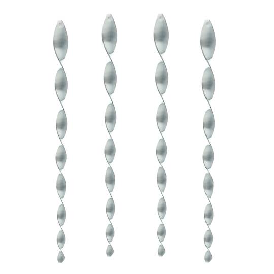 Spaventapasseri Barra spirale appesa spauracchio dell'uccello 50cm che ruotano 360º 4-pack