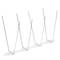 Punxes anti coloms Repelent d'aus Espanta ocells d'acer inoxidable 165 cm