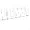 Punxes anti coloms Repelent d'aus Espanta ocells d'acer inoxidable 165 cm