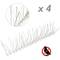 Pointes anti pigeon Répulsif Oiseau Épouvantail en acier inoxydable 2m 4x50cm