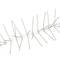 Pointes anti pigeon Répulsif Oiseau Épouvantail en acier inoxydable 2m 4x50cm