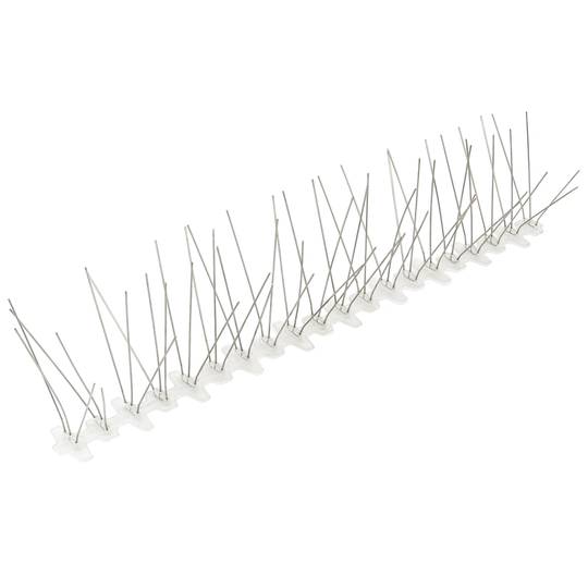 Pointes anti pigeon Répulsif Oiseau Épouvantail en acier inoxydable 2m 4x50cm