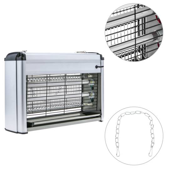 Lampe anti insectes volants Tue-Mouche destructeur d'insectes electrique anti moustique 16 W