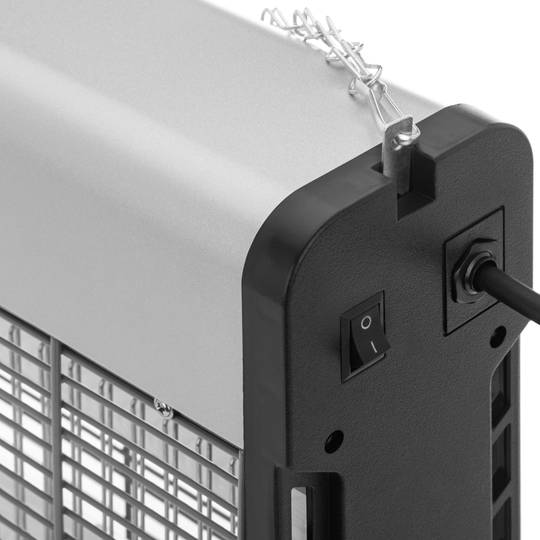 Matador de insetos elétrico profissional com 2 tubos 10w UV 20W