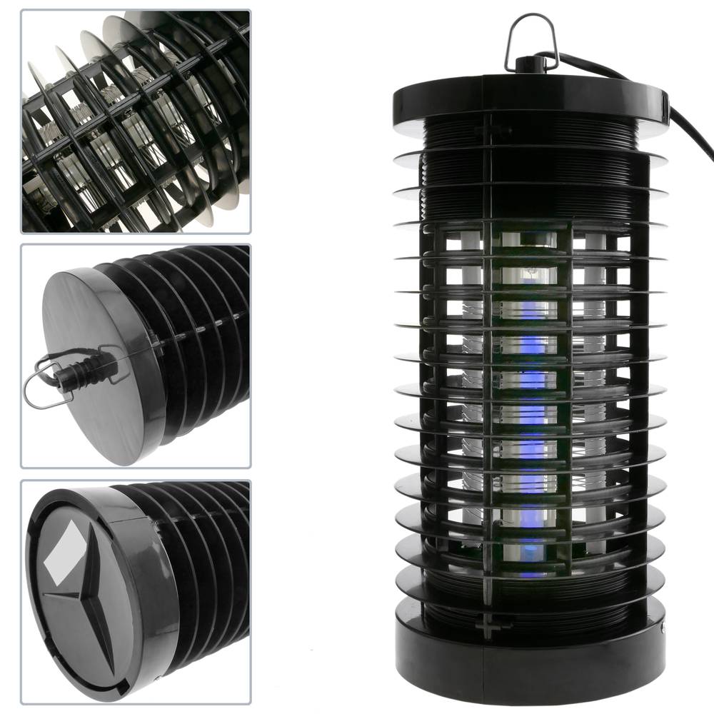 Lampe anti insectes volants Tue-Mouche destructeur d'insectes electrique anti moustique 3 W