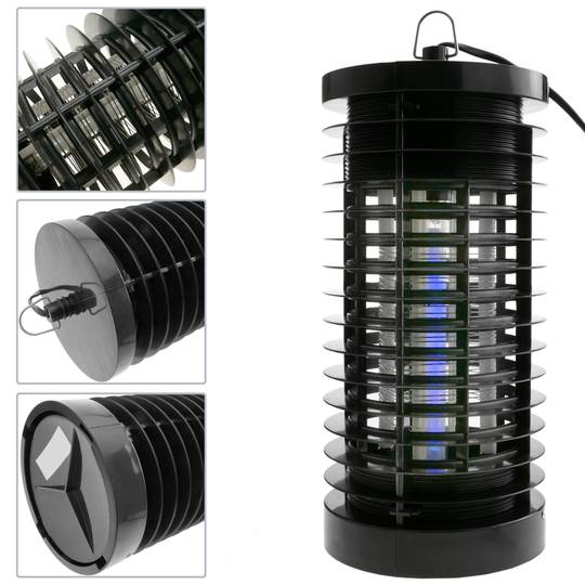 Lampe anti insectes volants Tue-Mouche destructeur d'insectes electrique anti moustique 3 W