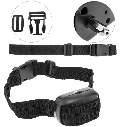 Collar anti ladridos y adiestramiento con señales sonoras y descargas eléctricas