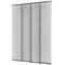 Moustiquaire pour porte max 130 x 250 cm rideau télescopique