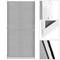 Mosquito net door max 100 x 210 cm white aluminum
