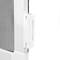 Mosquito net door max 100 x 210 cm white aluminum