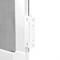 Mosquito net door max 100 x 210 cm white aluminum