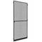 Zanzariera porta max 100 x 210 cm in alluminio nero