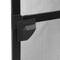 Zanzariera porta max 100 x 210 cm in alluminio nero