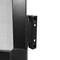 Zanzariera porta max 100 x 210 cm in alluminio nero