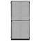 Zanzariera porta max 100 x 210 cm in alluminio nero