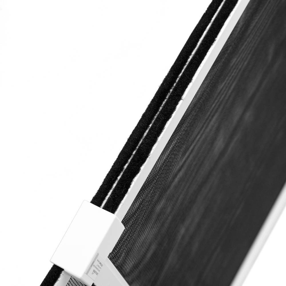 Sliding mosquito net for window 50 cm x max 142 cm white aluminum