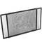 Mosquitera corredera para ventana 50 cm  x max 142 cm aluminio negro