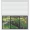 Mosquitera corredera para ventana 50 cm  x max 142 cm aluminio negro
