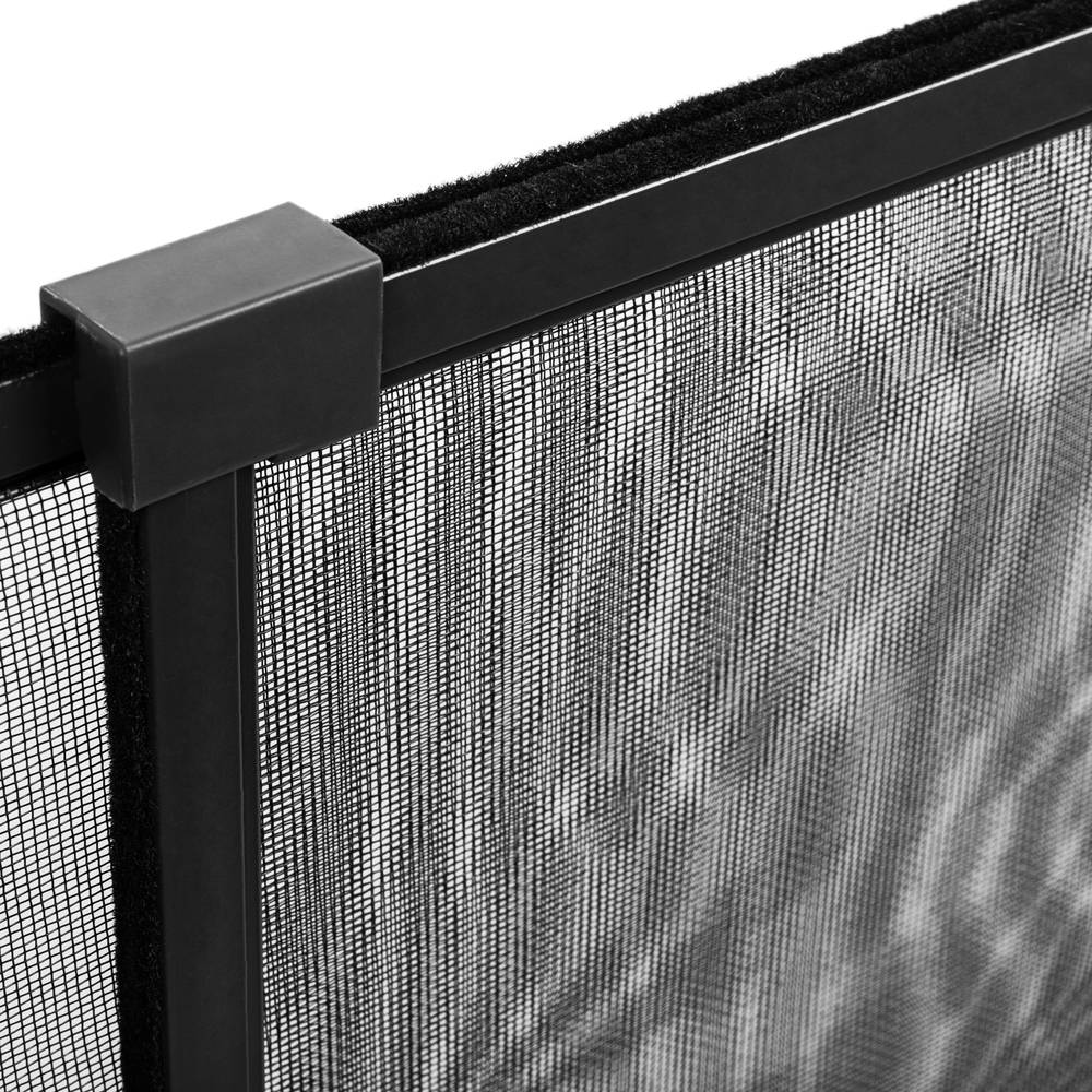 Mosquitera corredera para ventana 50 cm x max 142 cm aluminio negro -  Cablematic