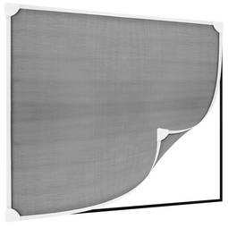 Zanzariera per finestra max 120 x 120 cm in PVC flessibile bianco magnetico