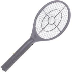 Racchetta elettrica per insetticida 1300V colore grigio 16 x 45 cm