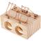 Piccola trappola per topi in legno con 2 ingressi di 9,5 x 6,5 x 8 cm
