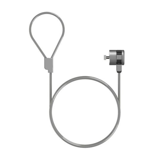 Cable de seguretat amb pany de clau per a monitor de 1.5m Aisens ASLK-D40K02-SL