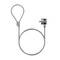 Cable de seguretat amb pany de clau per a monitor de 1.5m Aisens ASLK-D40K02-SL