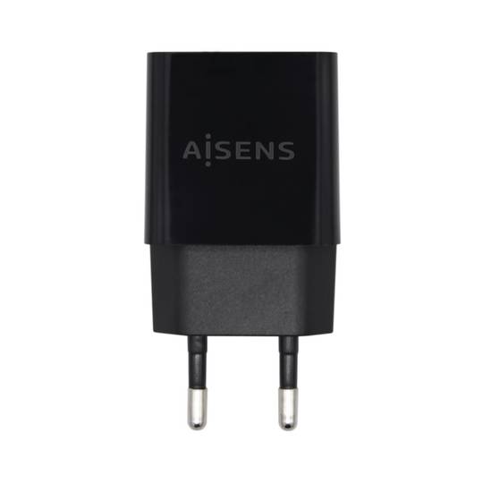USB lader 10W 5V 2A USB-A Female zwart Aisens A110-0527